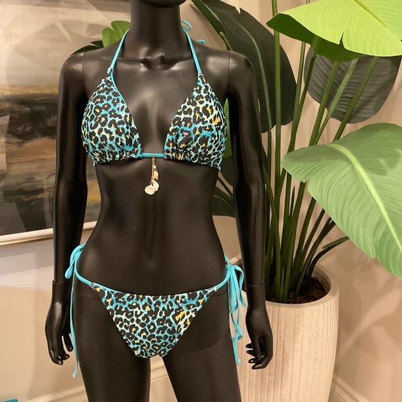 Leopard Print Bikini with Charming Bikini’s Charms! - Picture 1 of 4